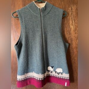 Woolrich lambswool vest size M